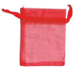 Organza Bag Red