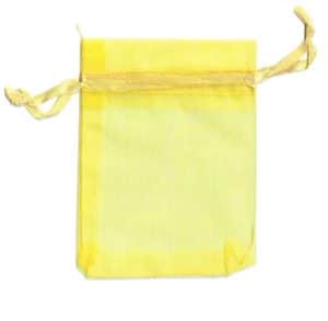 Organza Bag Yellow