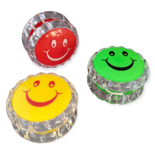 Emoji YoYo by 2GoodShop Item #4661 Kids Toys Smiley Face Yo-yo for Kids Perfect Party Favors Pack of 6 