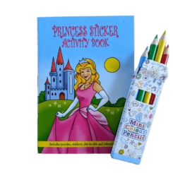 Pencils & Princess Sticker Book