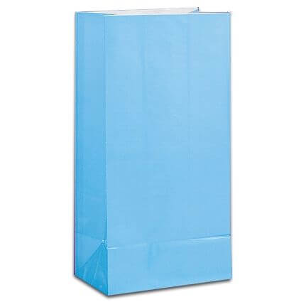 baby blue paper bag