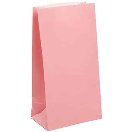 baby pink paper bag