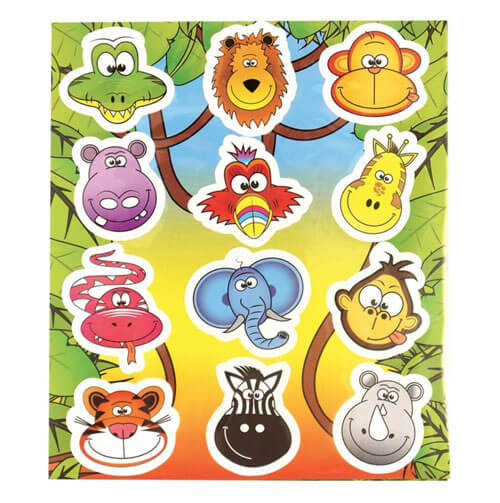 Jungle Safari Sticker Sheets